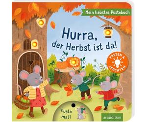 Mein liebstes Pustebuch - Hurra, der Herbst ist da!: Pusten & leuchten