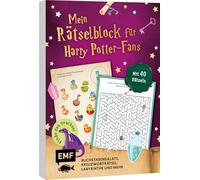 Mein magischer Rätselblock für Harry Potter-Fans - Finde den Drachen!: Mit 40 Rätseln: Buchstabensalate, Kreuzworträtsel, Labyrinthe und mehr