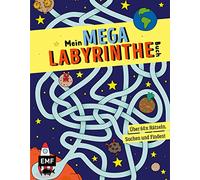 Mein Mega-Labyrinthe-Buch: Über 60 x Rätseln, Suchen und Finden!