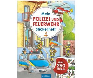 Mein Polizei- und Feuerwehr-Stickerheft: Über 250 Sticker