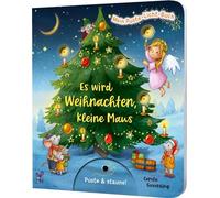 Mein Puste-Licht-Buch: Es wird Weihnachten, kleine Maus: Weihnachtsbilderbuch zum Mitmachen für Kinder ab 18 Monaten mit Puste-Licht und LED-Lämpchen