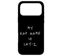 Mein Rap Name ist Lay-Z Drôle Dicton Graphique Nouveauté Musique Coque pour iPhone 17 Pro Max