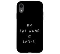 Mein Rap Name ist Lay-Z Drôle Dicton Graphique Nouveauté Musique Coque pour iPhone XR