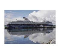 Mein Schiff 1, passagers 1924, Longueur 262 m, Largeur 32 m, 21,5 nœuds，Puzzle en Papier 1000 Pieces Adultes Enfants Classique Jeu Cadeau（38x26cm）-Z5