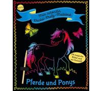 Mein schönster Krickel-Kratz-Malblock. Pferde und Ponys: 24 farbenfrohe Kratzbilder mit Holzstift für Kinder ab 5 Jahren. Selbstständige Beschäftigung. Kindergarten. Schule