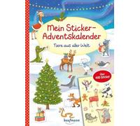 Mein Sticker-Adventskalender: Tiere aus aller Welt - Über 400 Sticker + Stickerheft-Adventskalender