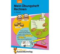 Mein Übungsheft Rechnen 4. Klasse, A5-Heft: Mathematik: Aufgaben mit Lösungen im Zahlenraum bis zur Million - wiederholen, trainieren, lernen
