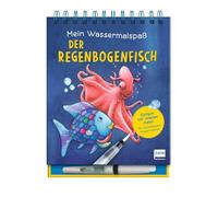 Mein Wassermalspaß - Der Regenbogenfisch: Wiederverwendbares Wassermalbuch mit 16 bunten Motiven vom beliebten Regenbogenfisch und seinen Freunden ab ... unterwegs | Mit nachfüllbarem Wassertankstift