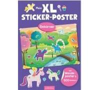 Mein Xl Sticker-Poster Einhörner