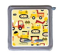 MeinBaby123® Film de protection compatible avec Toniebox | Couverture de protection autocollante | Autocollant sur mesure I Film autocollant I Toniebox Accessoires | Pelleteuse avec visage chantier