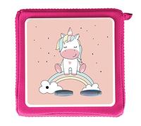 MeinBaby123® Film de Protection Compatible avec Toniebox, Housse de Protection Autocollante, Autocollant Ajustement Parfait, Autocollant Film, Accessoires Toniebox, Jolie Licorne sur Arc-en-Ciel