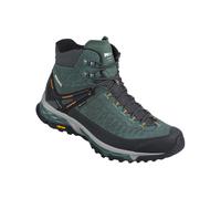 Meindl - Chaussures de trekking en GORE-TEX - Top Trail Mid GTX Loden/Orange pour Homme - Taille 9,5 UK - Gris Gris 9.5 UK