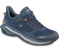 Meindl Chaussures multifonctions Tahoma GTX imperméables et stables pour homme avec semelle extérieure adhérente et membrane Goretex, Bleu marine/orange, 46 EU