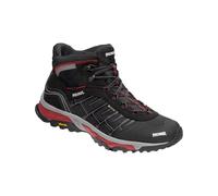 Meindl - Chaussures randonnée journée en GORE-TEX - Finale Mid GTX Black/Red pour Homme - Taille 7,5 UK - Noir Noir 7,5 UK
