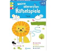 Meine allerersten Rätselspiele - Tiere.: Großer Lern- und Rätselspaß für die Kleinsten! Garantierter Lernerfolg - Für Kindergartenkinder ab 3 Jahren