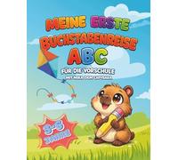 Meine erste Buchstabenreise: ABC für die Vorschule (3-6 Jahre) Mit Mika dem Capybara | Deutsch & erste Englischwörter