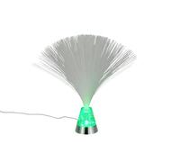 meineWunschleuchte Lampe en fibre tendance avec changement de couleur RVB (également compatible avec piles) - Hauteur : 31,5 cm