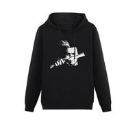 meiningjing Demon Barber Hoody Sweeney Todd Film Movie Johnny Depp Hoody Sweatershirt Black M