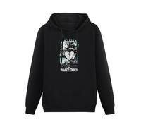 meiningjing MayDay Parade Photo Collage Hoody Sweatershirt Black L