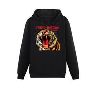 meiningjing Tygers of Pan Tang Wild Cat Hoody Sweatershirt Black S