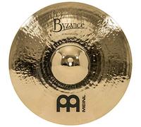 Meinl Cymbals Byzance Brilliant Cymbale Heavy Hammered Ride 22 pouces (55,88cm) pour Batterie - Bronze B20, Finition Brillante (B22HHR-B)