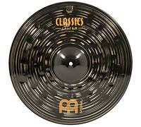 Meinl Cymbals Classics Custom Dark Cymbale Crash 18 pouces (45,72cm) pour Batterie - B12 Bronze, Finition Sombre, Fabriquée en Allemagne (CC18DAC)