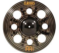 Meinl Cymbals Classics Custom Dark Cymbale Trash Crash 16 pouces (40,64cm) pour Batterie - B12 Bronze, Finition Sombre, Fabriquée en Allemagne (CC16DATRC)