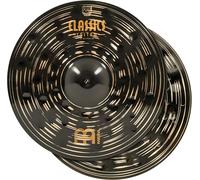 Meinl Cymbals Classics Custom Dark Cymbales Hihat 14 pouces (35,56cm) pour Batterie - Paire - B12 Bronze, Finition Sombre, Fabriquée en Allemagne (CC14DAH)