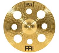 Meinl Cymbals HCS Cymbale Trash Crash 16 pouces (40,64cm) avec Trous - pour Batterie - Finition Traditionelle en Laiton, fabriquée en Allemagne (HCS16TRC)