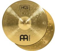 Meinl Cymbals HCS Cymbales Hihat 14 pouces (35,56cm) pour Batterie - Paire - Finition Traditionelle en Laiton, fabriquée en Allemagne (HCS14H)