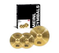 Meinl Cymbals Set de cymbales HCS1418 – Hi-Hat 14" & Crash-Ride 18" – Laiton, fabriqué en Allemagne