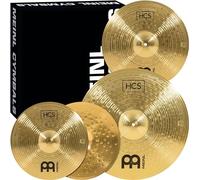 Meinl Set de cymbales HCS HCS141620 – Hi-hat 14 pouces, Crash 16, Ride 20 – Laiton