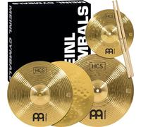 Meinl Cymbals HCS1314+10S Headliner Set de cymbales comprenant 1 hihat de 33 cm (13") 1 crash de 35,6 cm (14") 1 splash de 25,4 cm (10") + paire de baguettes Promark TX5AW