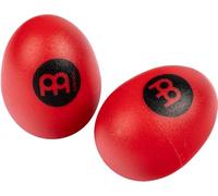 Meinl Percussion Egg Shaker Pair - 2 Œufs Shakers avec un Son Clair et Doux - Cadeau Musicien - Plastique, Rouge (ES2-R)