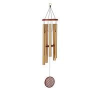 Meinl FOLMC36B Meditation Chime Flower of Life Bronze carillon à vent avec 5 cloches tubulaires
