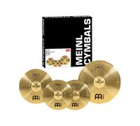 Meinl Cymbals HCS Set de Cymbales Complet avec Hihat 14 pouces, Crash 16 et Ride 20 pour Batterie - Finition Traditionelle en Laiton, fabriquée en Allemagne (HCS141620)