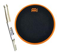 Meinl Marshmallow MMP12OR Paire de baguettes de batterie Orange 12" avec baguettes Keepdrum