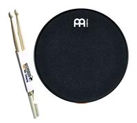 Meinl MMP12BK Marshmallow Practice Pad 12" Noir + Baguettes Keepdrum