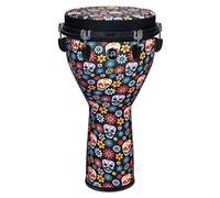 Meinl Percussion 12" Jumbo Djembe, Day Of The Dead, Designed Drum Head