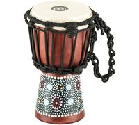 Meinl Percussion African Mini Djembe - Percussion à Main Extra Petite - Avec Peau de Chèvre - Diamètre 4,5 pouces - Acajou, Multicolore (HDJ8-XXS)