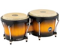 Meinl Bongos Headliner Wood HB100VSB – 6,75 et 8 pouces – chêne du Siam Vintage Sunburst clé d'accord