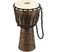 Meinl Percussion Djembe Artifact À Cordes - Petite Percussion à Main - Avec Peau de Chèvre - Diamètre 8 pouces - Acajou, Marron (HDJ17-S)