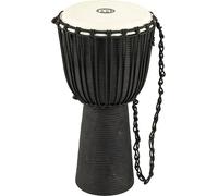 Meinl Percussion Djembe River À Cordes - Grande Percussion à Main - Avec Peau de Chèvre - Diamètre 12 pouces - Acajou, Noir (HDJ3-L)