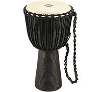 Meinl Percussion Djembe River À Cordes - Très Grande Percussion à Main - Avec Peau de Chèvre - Diamètre 13 pouces - Acajou, Noir (HDJ3-XL)
