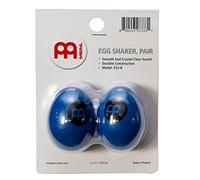 Meinl Percussion Egg Shaker Pair - 2 Œufs Shakers avec un Son Clair et Doux - Cadeau Musicien - Plastique, Bleu (ES2-B)
