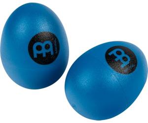 Meinl Percussion Egg Shaker Pair - 2 Œufs Shakers avec un Son Clair et Doux - Cadeau Musicien - Plastique, Bleu (ES2-B)