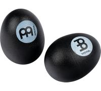 Meinl Percussion Egg Shaker Pair - 2 Œufs Shakers avec un Son Clair et Doux - Cadeau Musicien - Plastique, Noir (ES2-BK)