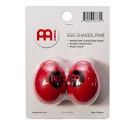 Meinl Percussion Egg Shaker Pair - 2 Œufs Shakers avec un Son Clair et Doux - Cadeau Musicien - Plastique, Rouge (ES2-R)