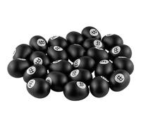 Meinl Percussion Egg Shaker Set - 24 Œufs Shakers avec un Son Clair et Doux - Instruments de Musique - Plastique, Noir (ES-SET24-BK)