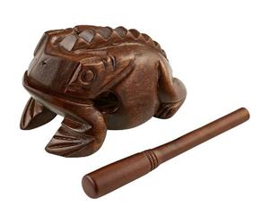 Meinl Percussion FROG-L Crapaud en bois Marron Grand modèle